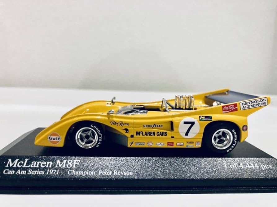 Amazon | 1/43 Minichampsマクラーレン M8F P.レブソン Can-Am